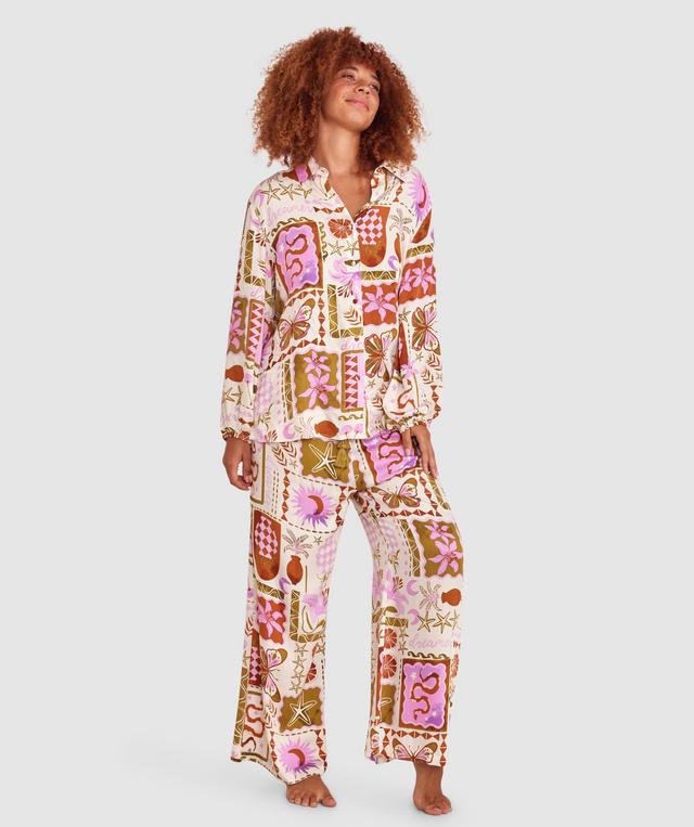 Athalia Long Sleeve Top - Print