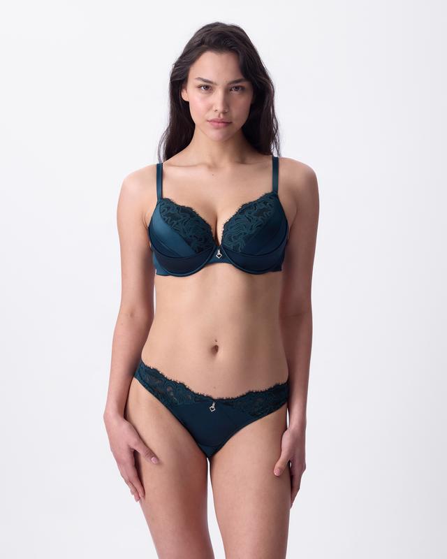 Rosaria Lightly Lined Bra - Dark Green