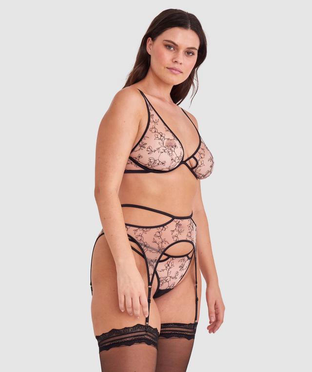 Night Games Fainthearted Suspender - Black