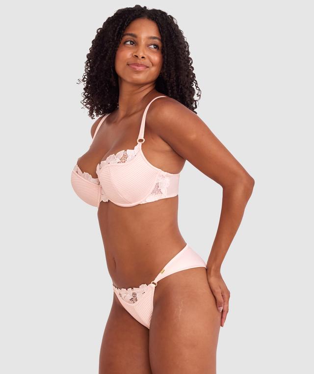 Vamp So Polite Push Up Bra - Pale Pink