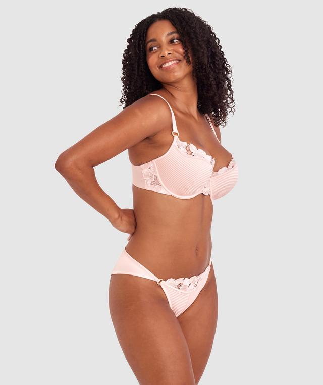 Vamp So Polite Push Up Bra - Pale Pink