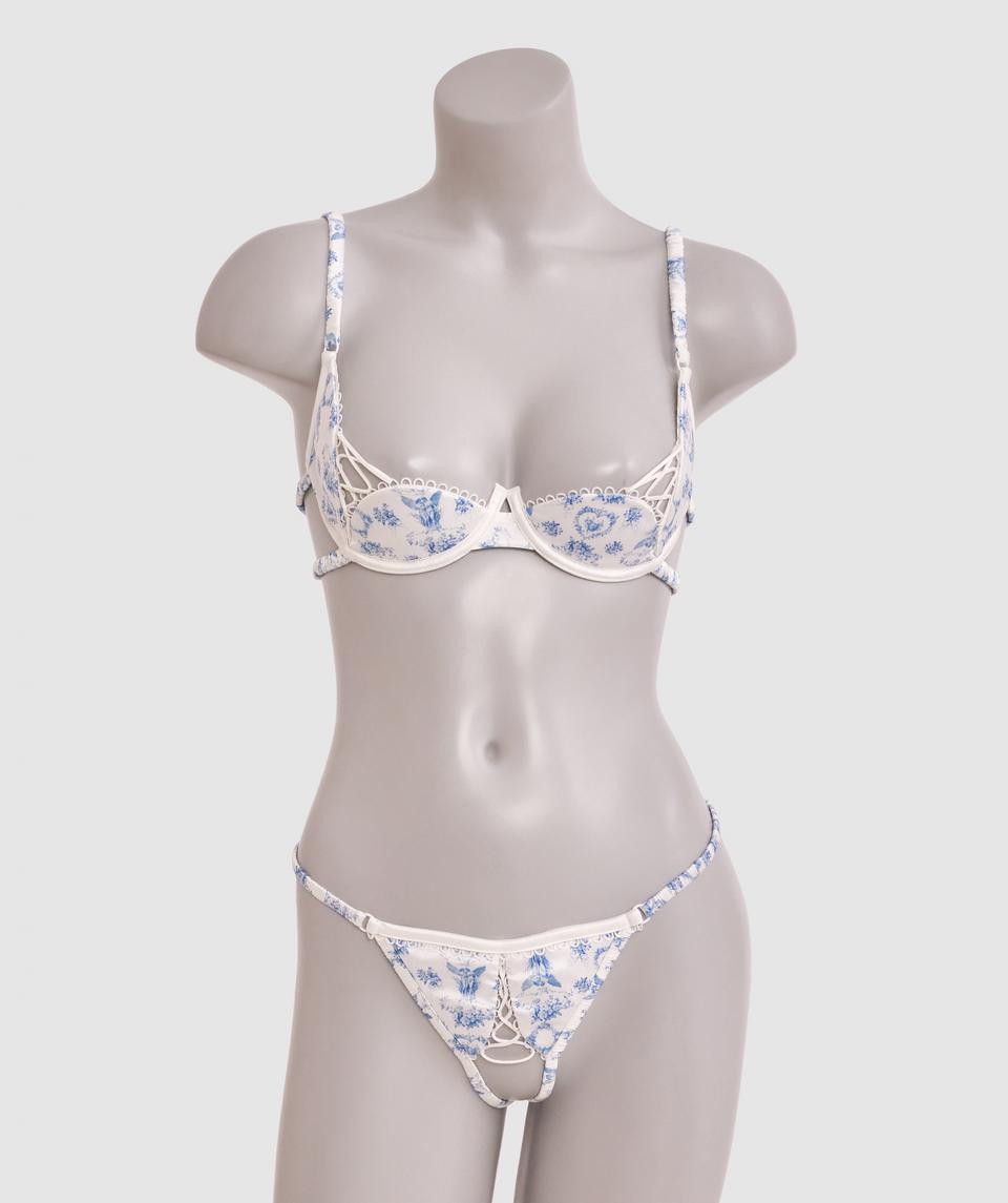 Night Games Fine Dining Crotchlesss Brief - Print