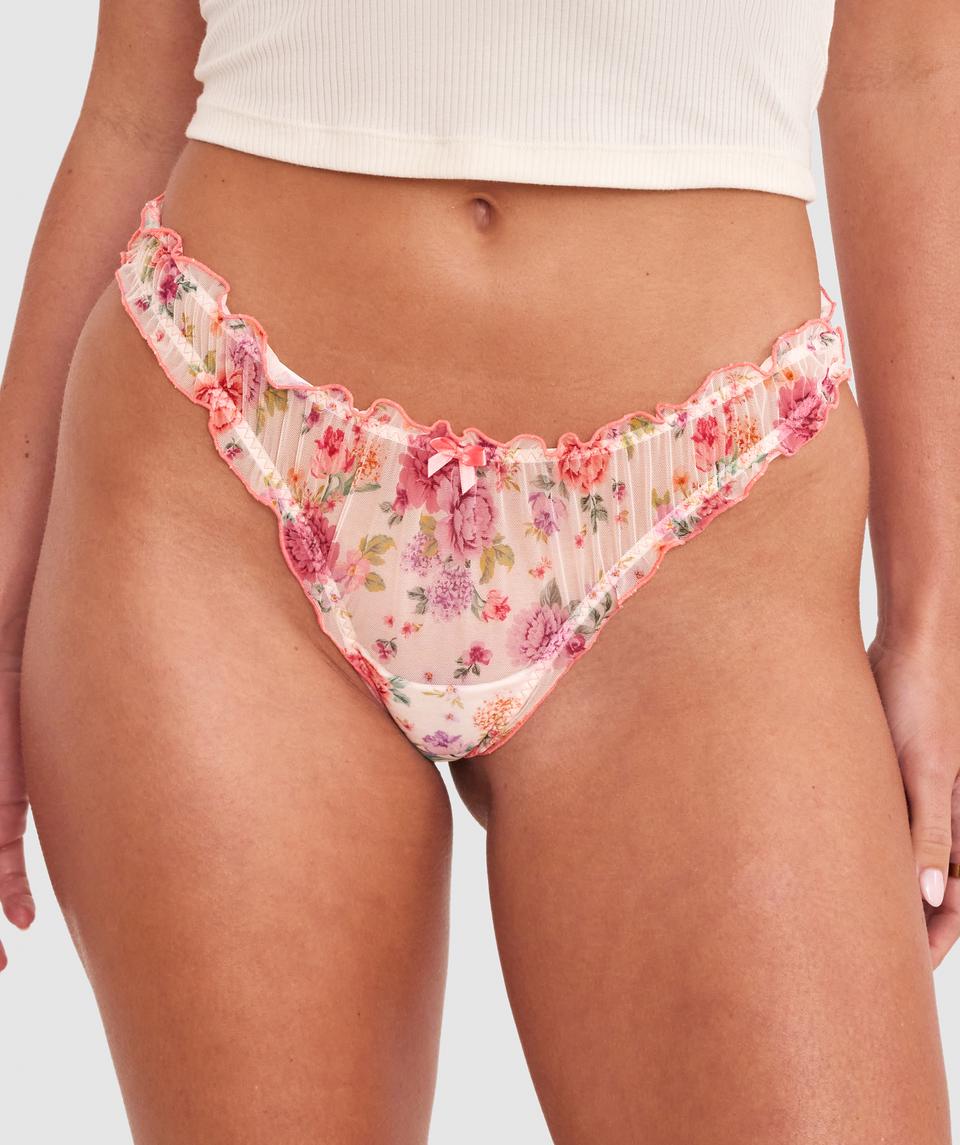 Flora G String - Print Floral