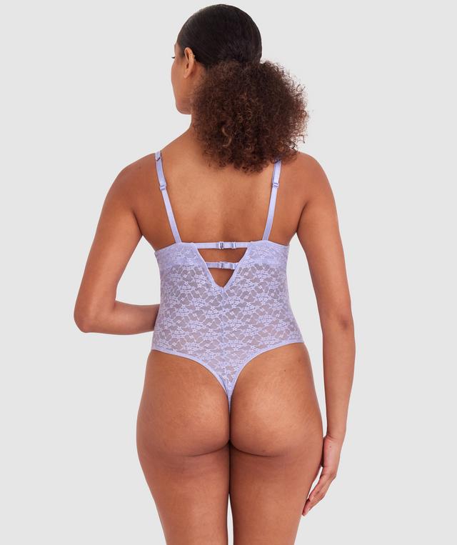 Charli Push Up Bodysuit - Light Blue