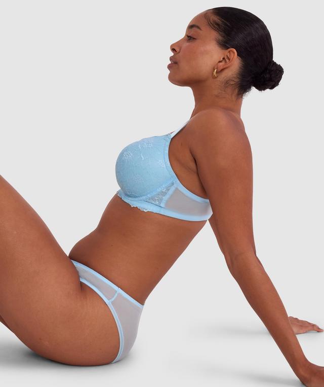 Betty Lightly Lined Bra - Light Blue