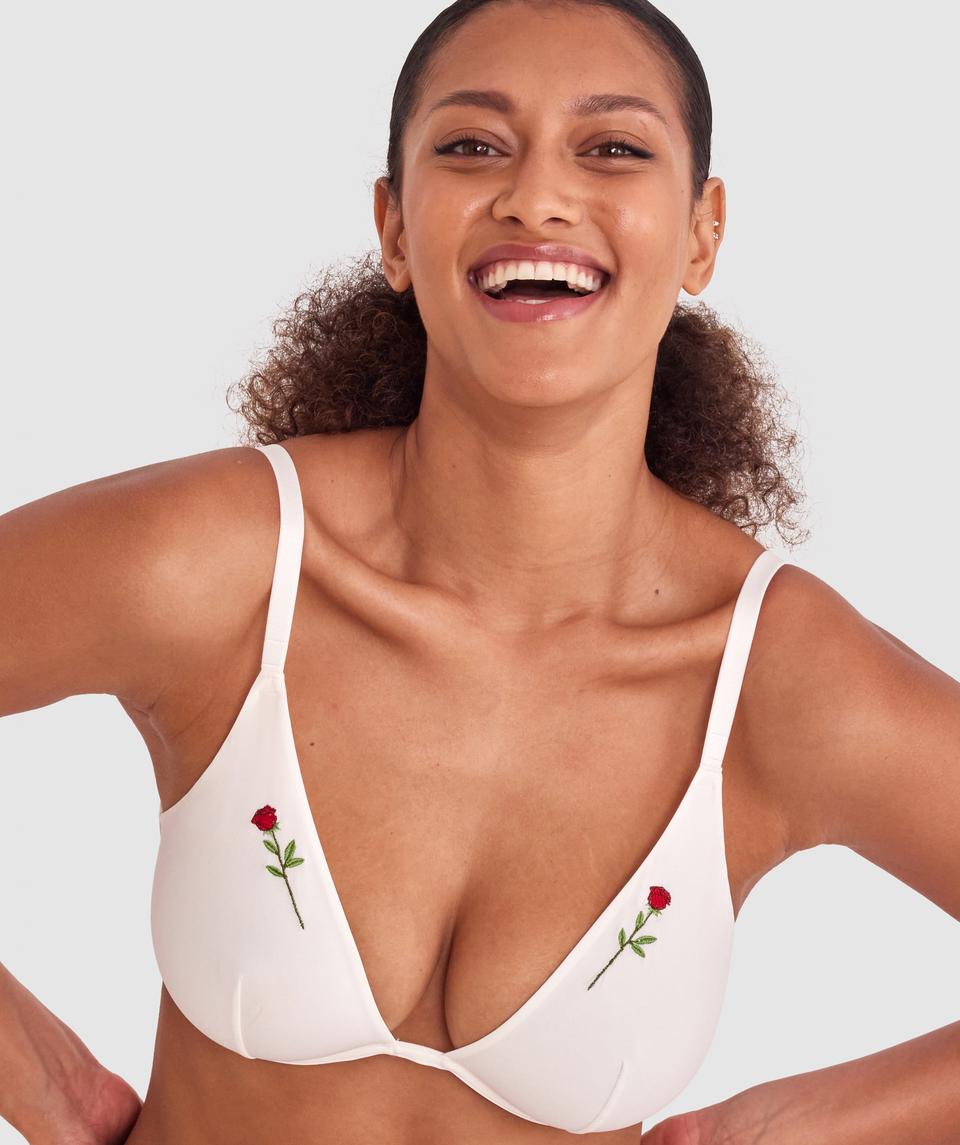 Made For Micro Rose Delight Bra - Ivory