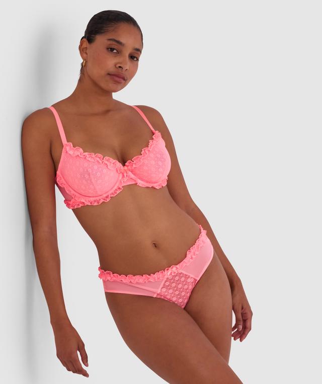 Priscilla Unlined Bra - Pink