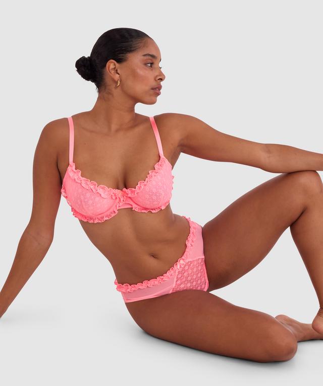 Priscilla Unlined Bra - Pink