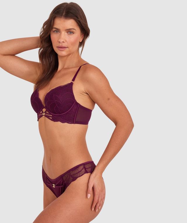 Summer Push Up Bra - Dark Purple