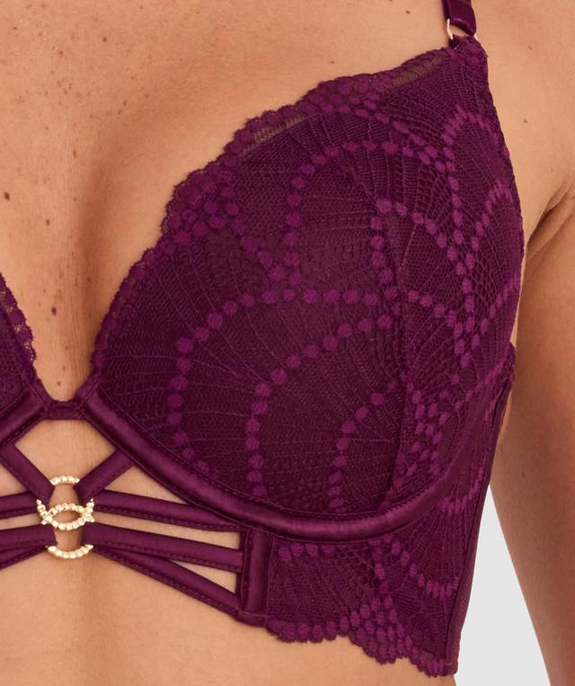 Summer Push Up Bra - Dark Purple