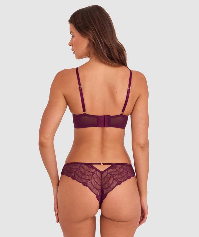 Summer Brazilian Knicker - Dark Purple
