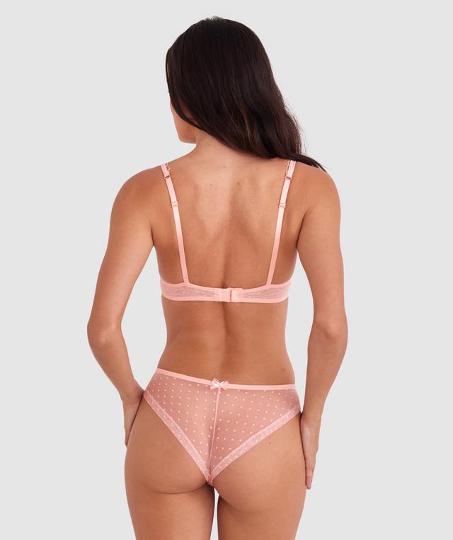 Enchanted Love So Sweet High Leg Brazilian Knicker - Vintage Pink