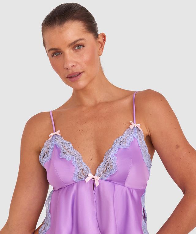 Night Games Summer Crush Cami - Lilac/Pale Blue