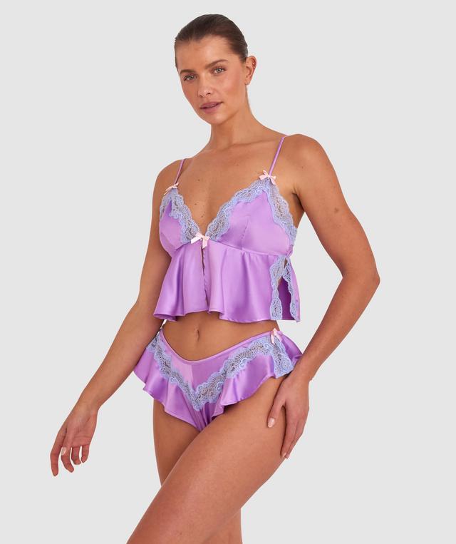 Night Games Summer Crush Cami - Lilac/Pale Blue