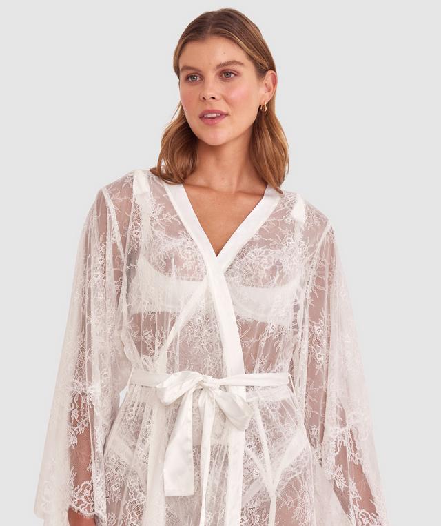 Enchanted Unforgettable Full Length Robe - Ivory
