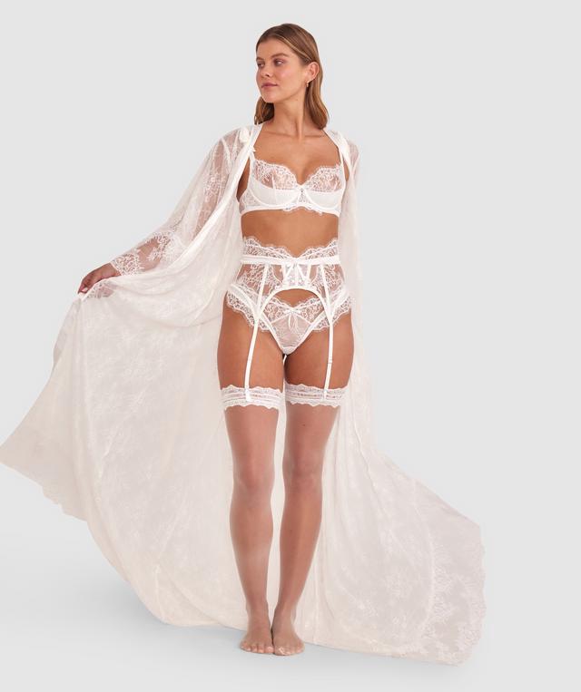 Enchanted Unforgettable Full Length Robe - Ivory