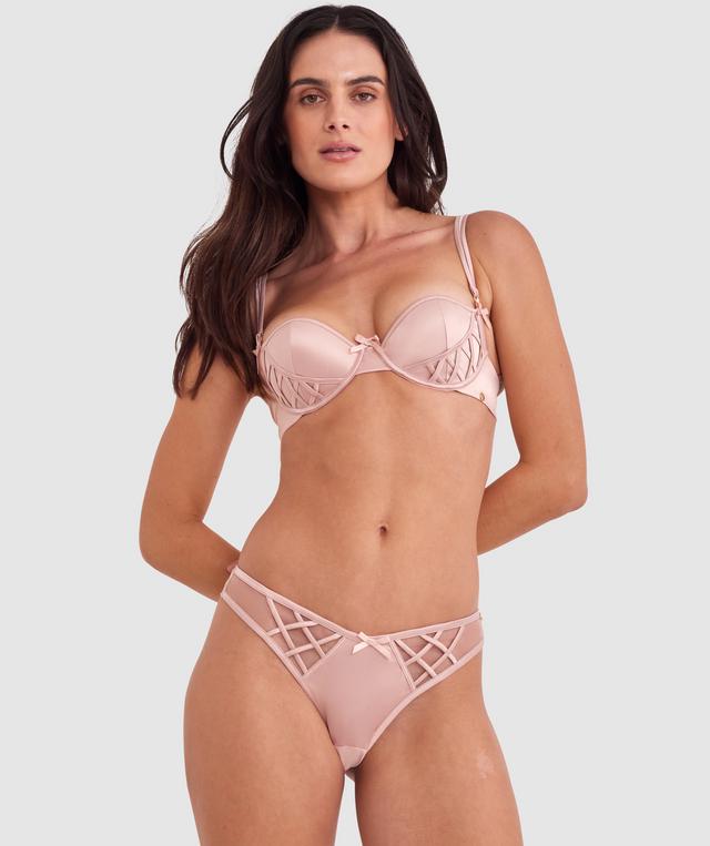 Vamp Bittersweet Push Up Bra - Blush Pink