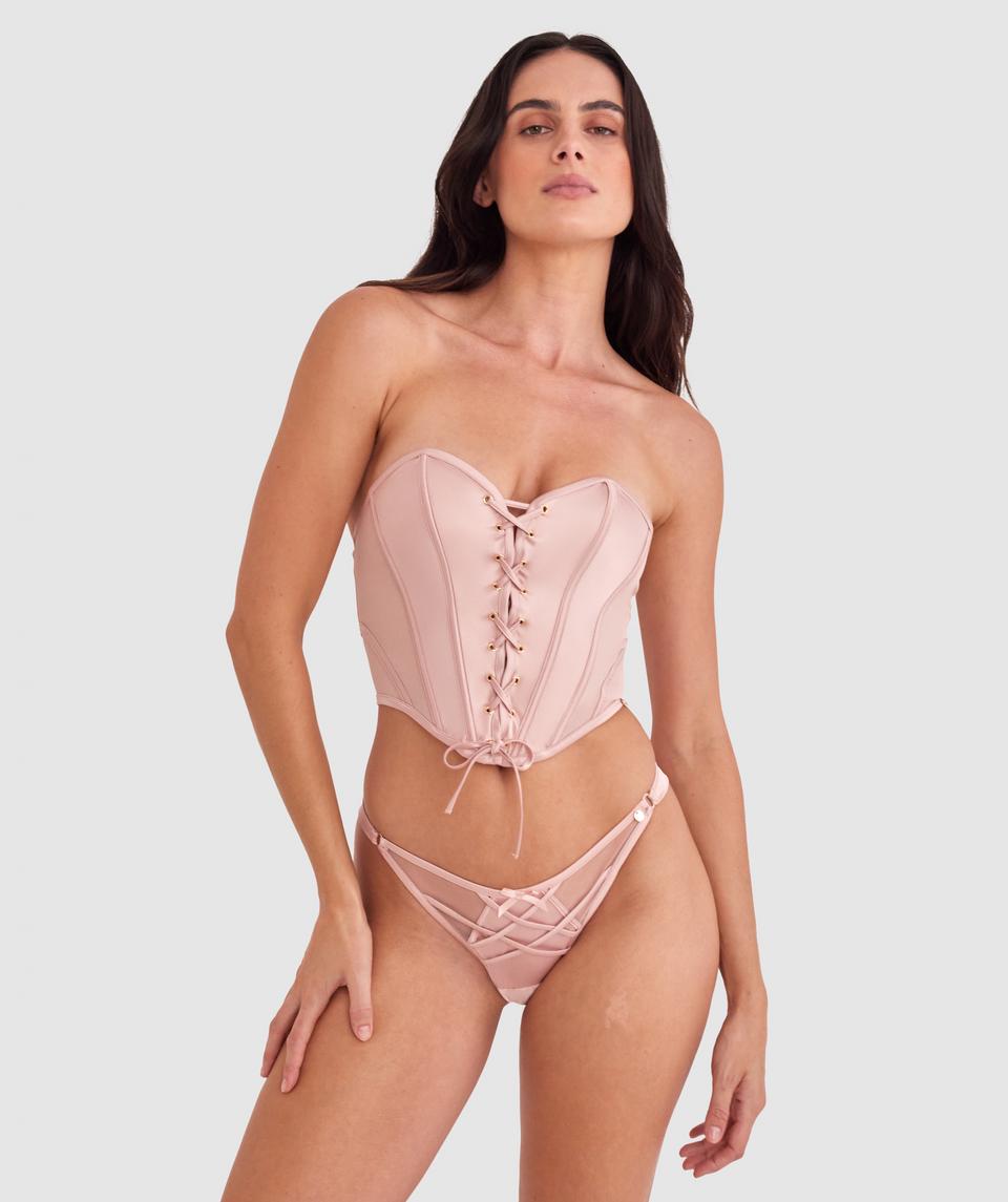 Vamp Bittersweet Corset - Blush Pink