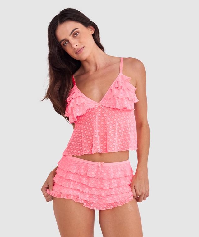 Priscilla Mid Rise Bloomer - Pink