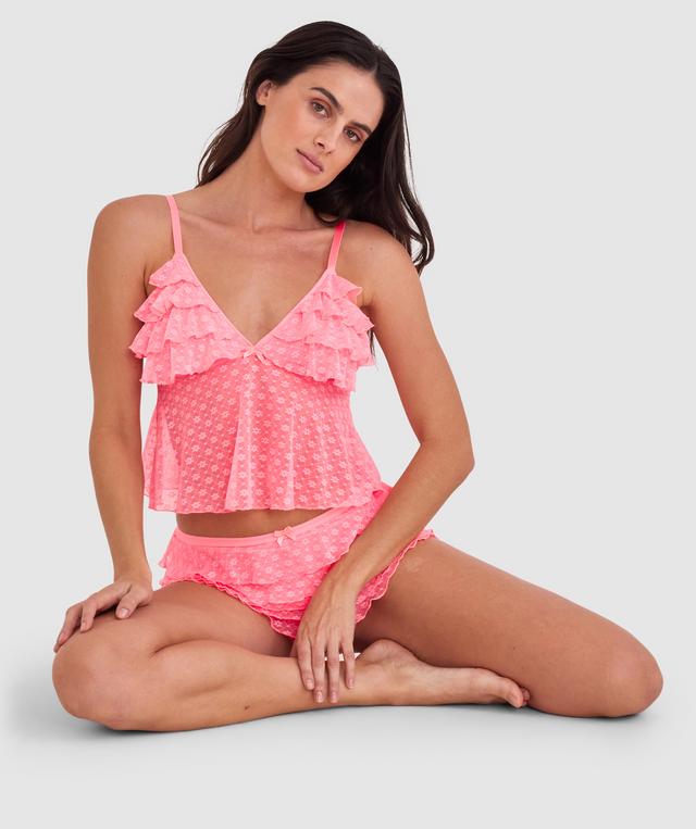 Priscilla Mid Rise Bloomer - Pink