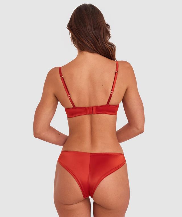 Ebony Brazilian Knicker - Rust