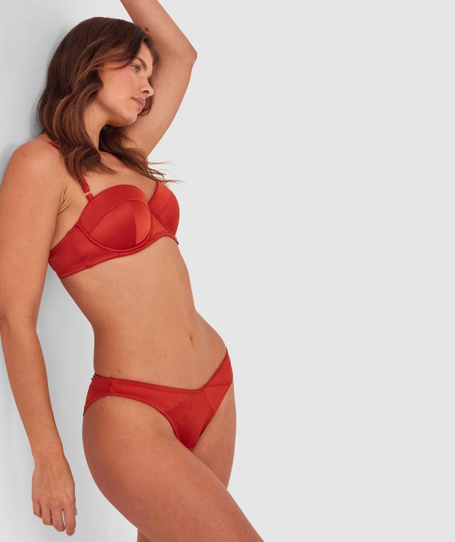 Ebony Brazilian Knicker - Rust
