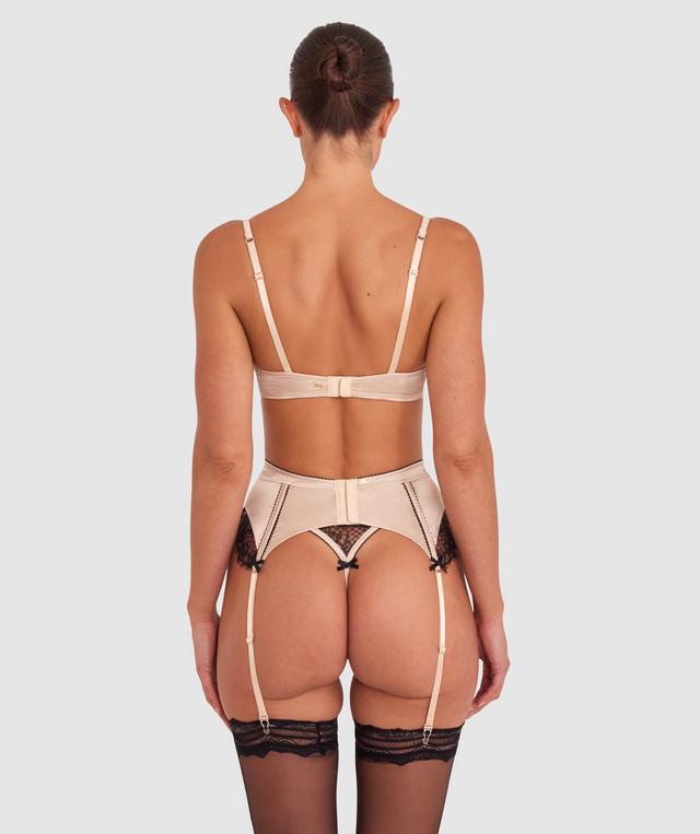 Vamp Invitation Only Waspie Suspender - Gold/Black