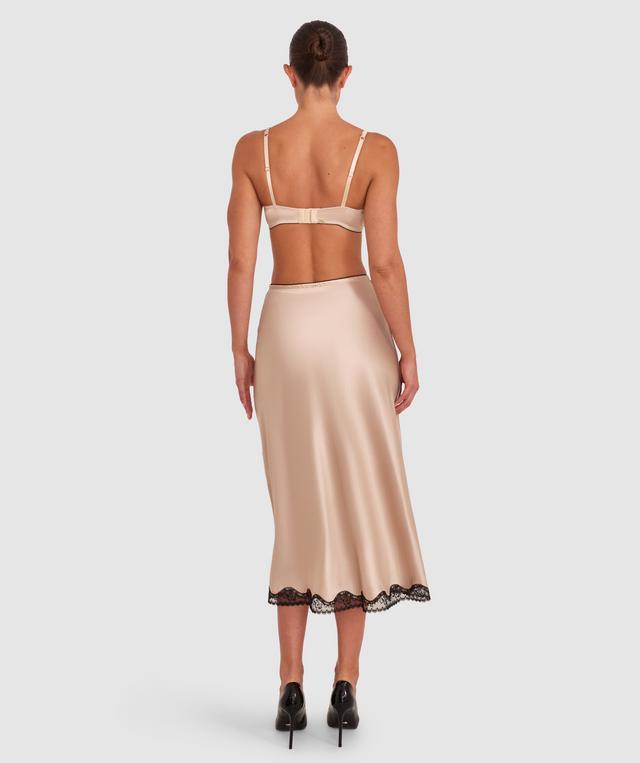 Vamp Invitation Only Slip Skirt Set - Gold/Black