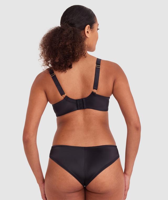 Sienna Brazilian Knicker - Black/Nude