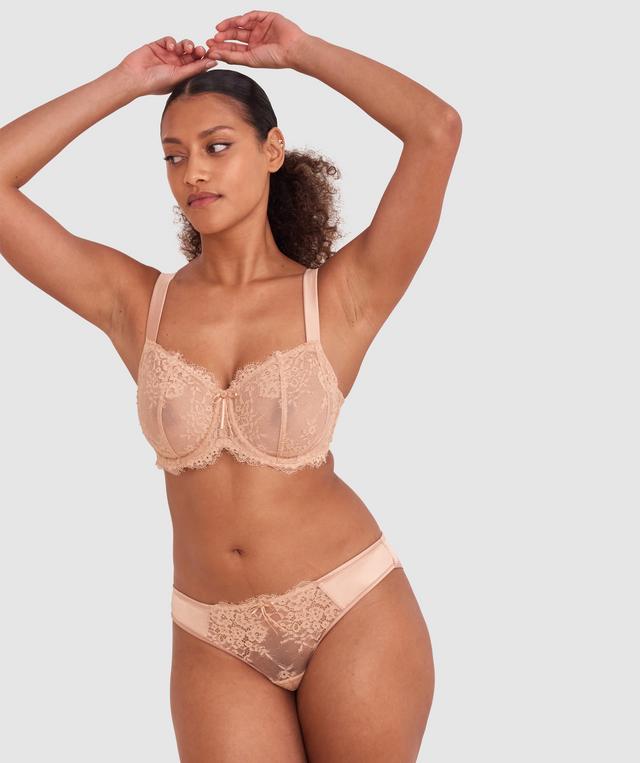 Sienna Brazilian Knicker - Nude