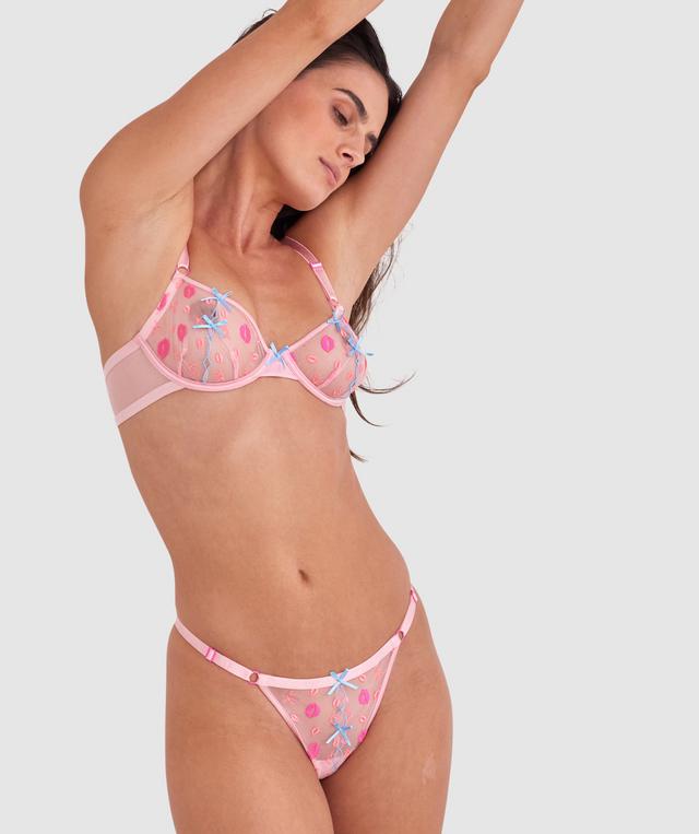 Night Games Kiss Kiss Set - Pink