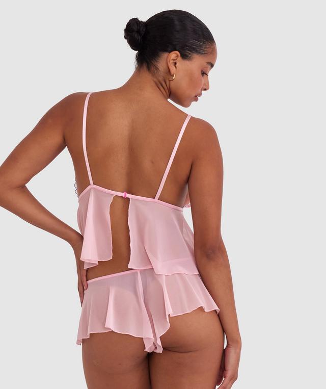Night Games Kiss Kiss Cami - Pink
