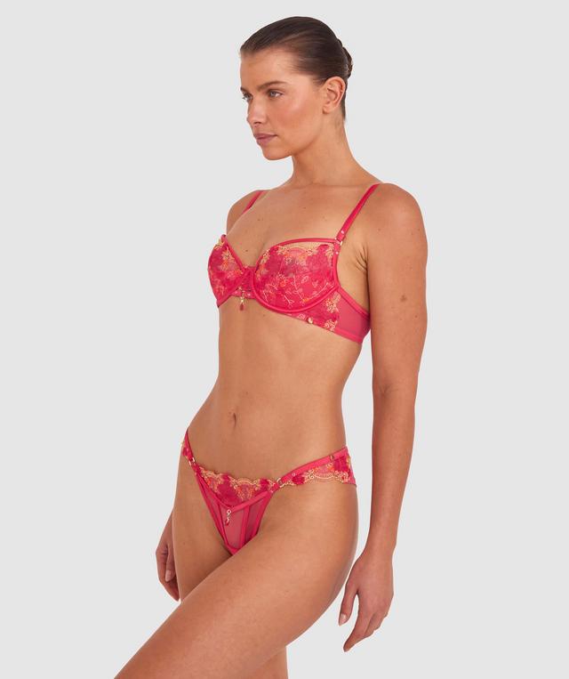 Vamp Picturesque Push Up 1/4 Cup - Hot Pink