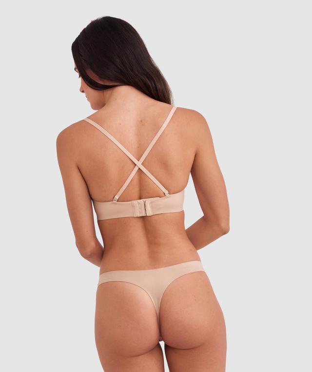 Body Bliss Plunge Wirefree Push Up - Nude 2