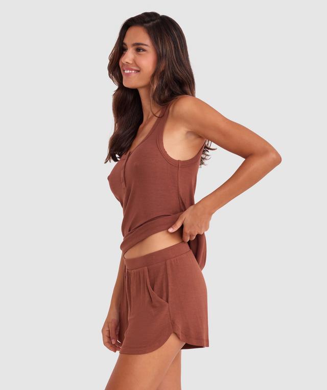 Body Bliss Lounge Short - Brown