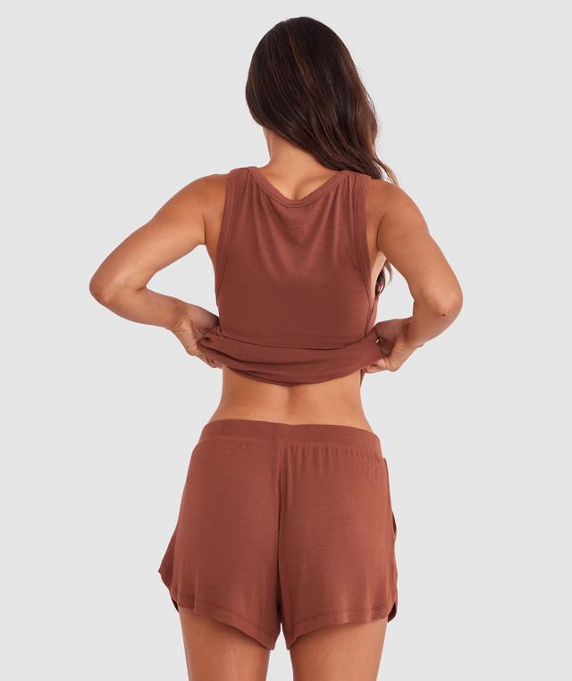 Body Bliss Lounge Short - Brown