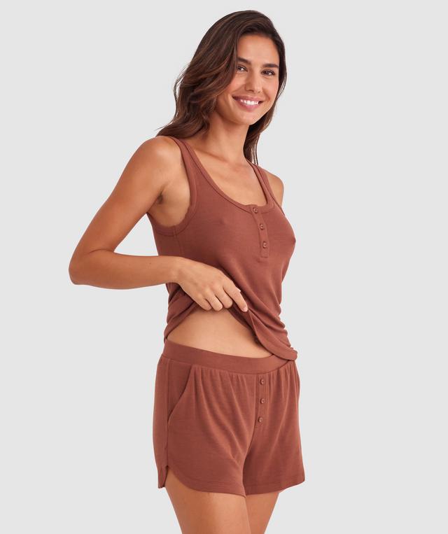Body Bliss Lounge Short - Brown
