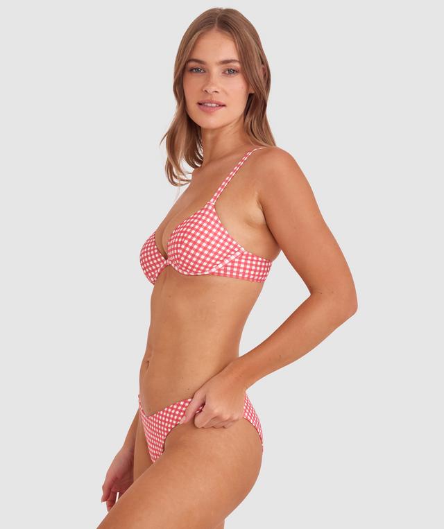 Maddison Delight Bikini Top - Print Check