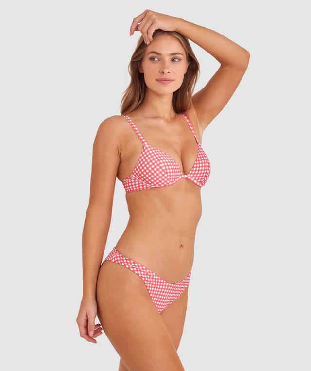 Maddison Delight Bikini Top - Print Check
