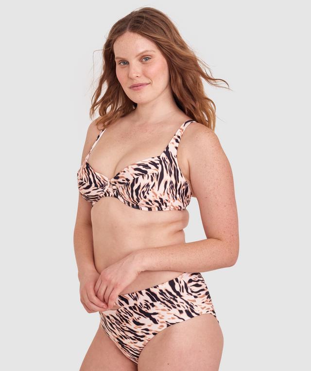 Polly Full Cup Bikini Top - Print