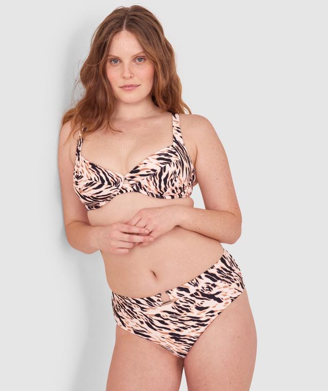 Polly Full Cup Bikini Top - Print
