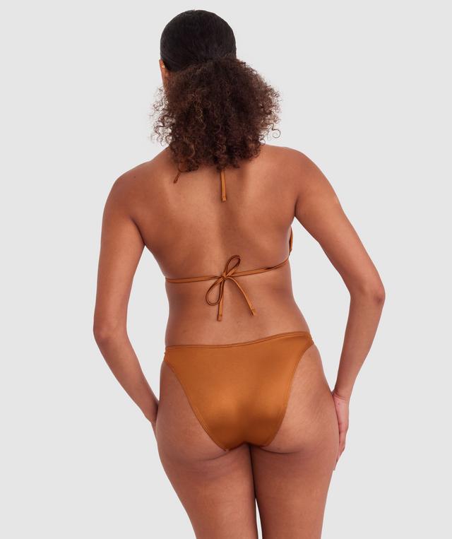 Ride It Cowgirl Brazilian Knicker Bikini Bottom - Brown