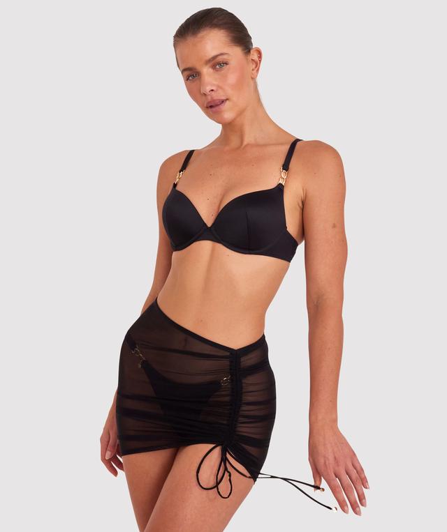 Ride It Cowgirl Mesh Skirt - Black