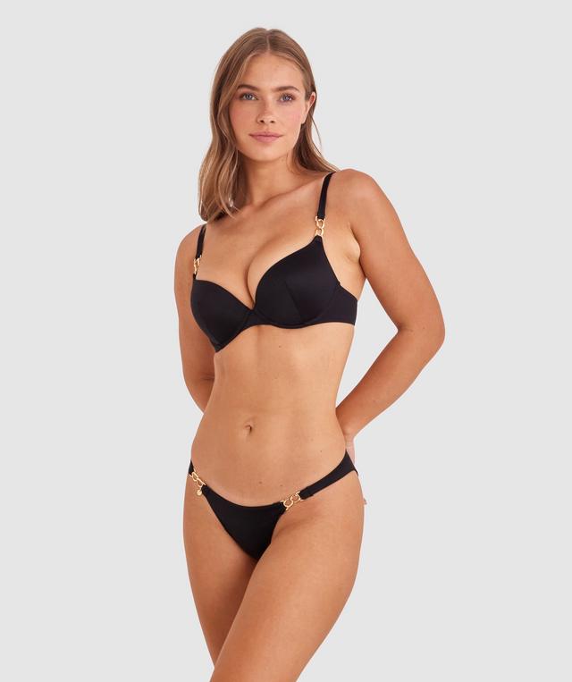 Ride It Cowgirl Push Up Bikini Top - Black