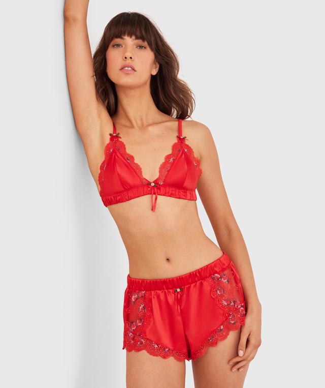 Enchanted Summertime Serenade French Knicker-Light Red / Multi