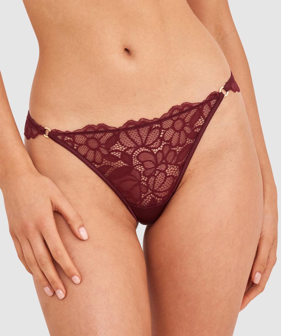 Daisy Brazilian Knicker - Berry