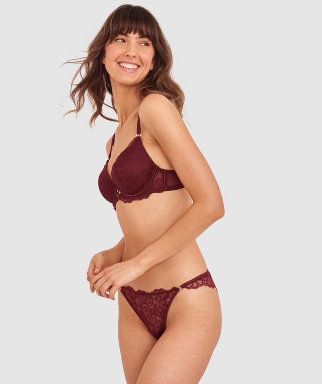 Daisy Brazilian Knicker - Berry