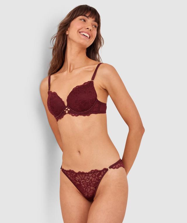 Daisy Brazilian Knicker - Berry