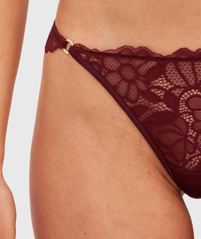 Daisy Brazilian Knicker - Berry