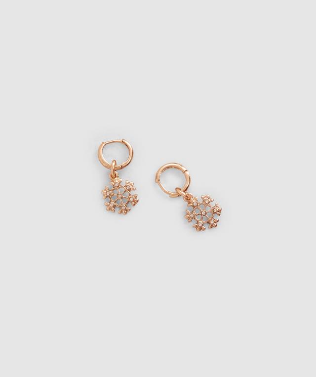 Snowflake Earrings - Gold